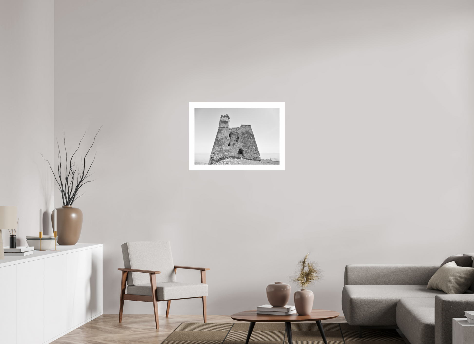 75 x 50 cm, Hahnemühle FineArt Pearl Fortress in Puglia