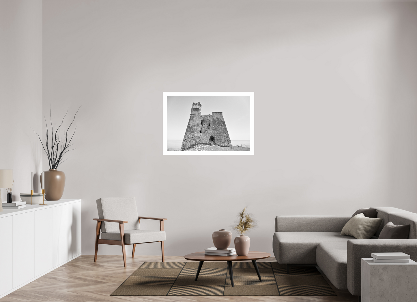 105 x 70 cm, Hahnemühle FineArt Pearl Fortress in Puglia