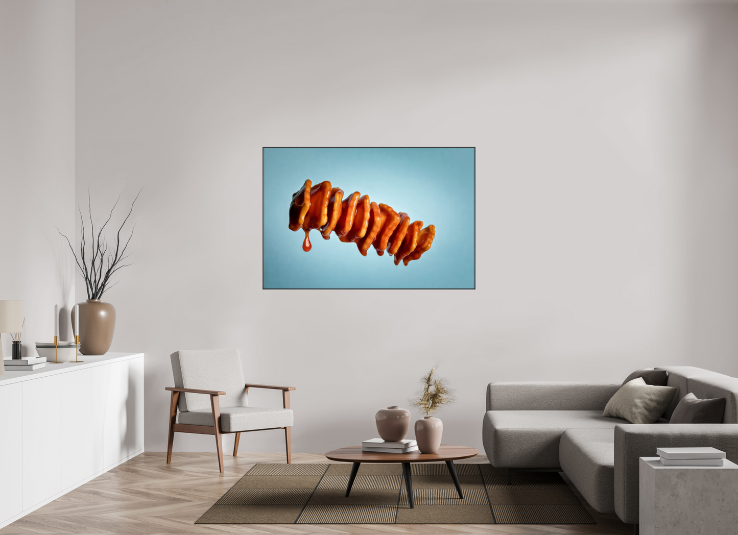150 x 100 cm, 25mm Aluminium ArtBox Acrylic 2mm gloss glass Ravioli