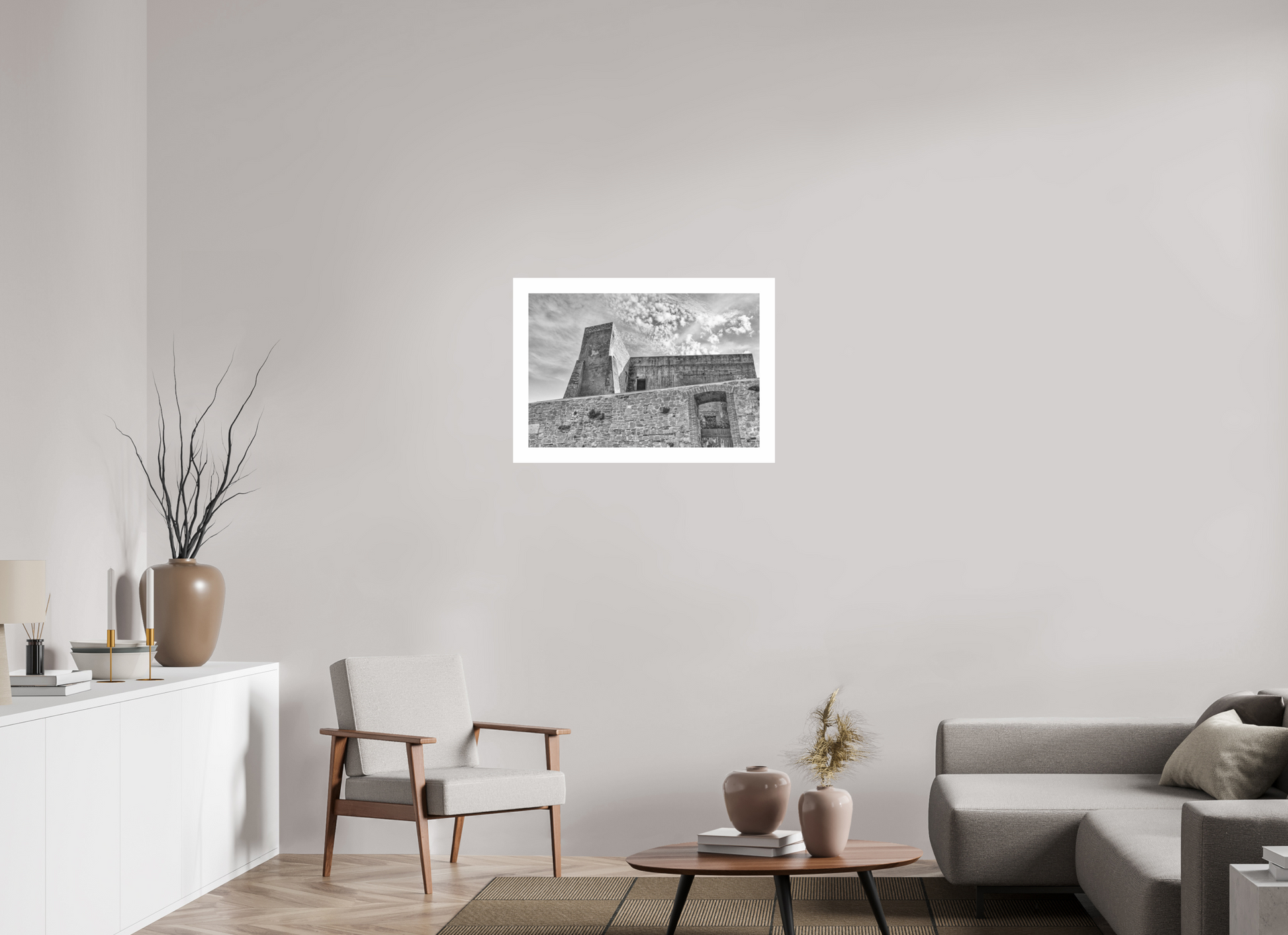 75 x 50 cm, Hahnemühle FineArt Pearl Rural architecture